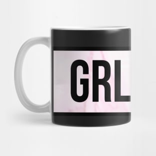 grl pwr marble Mug